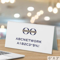 Wi-Fi Network Business Logo Display Sign