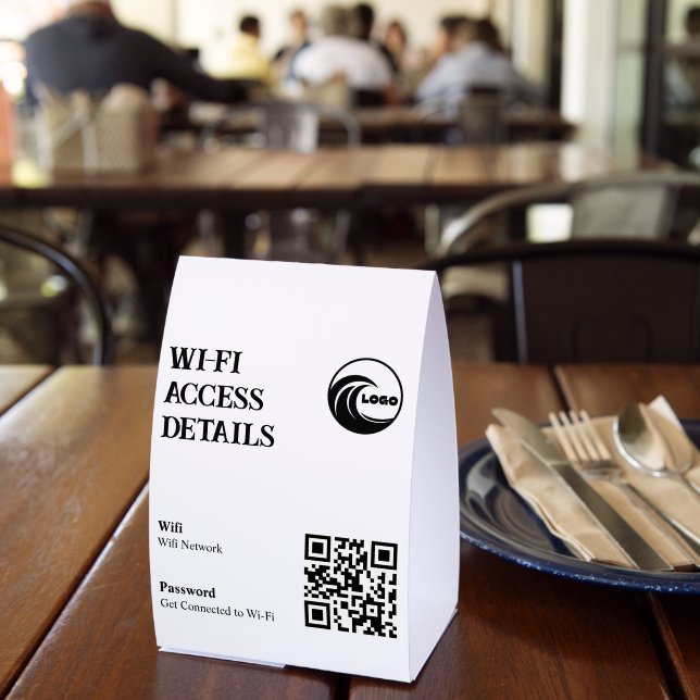 Wi-Fi QR Code Foam Board | Scan to Connect (Insitu(Restaurant))
