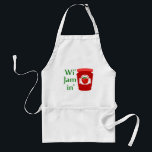 Wi' Jam in (we're Jammin) Standard Apron<br><div class="desc">Never mind we're jammin - we got jam in!!  all our items are ready to be personalised if required</div>