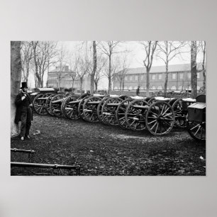 Wiard Guns at the Arsenal: 1862 Poster