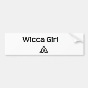 Wicca Girl Bumper Sticker