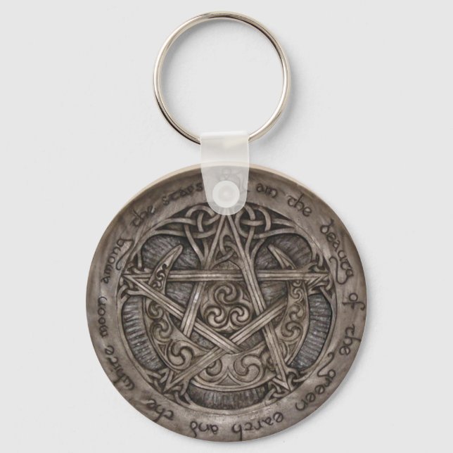 Wicca Keychain (Front)