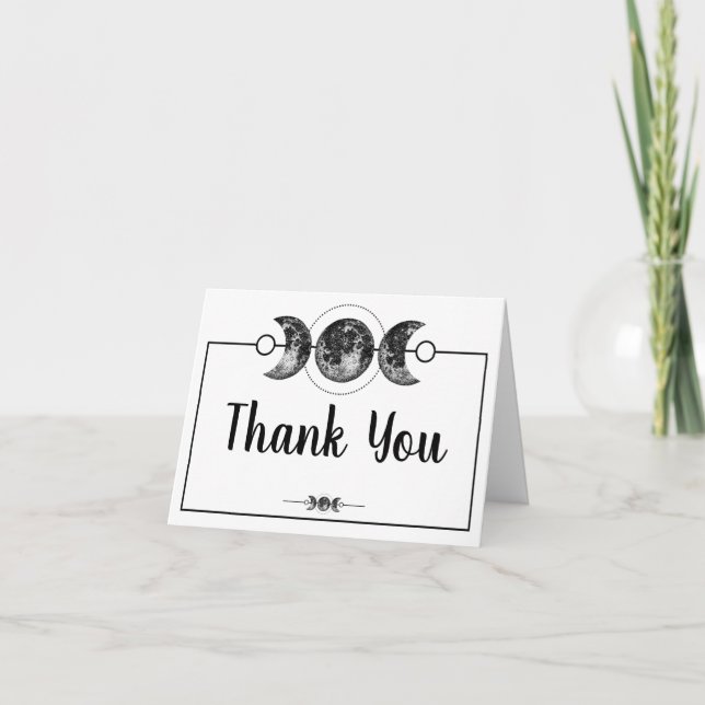 Wicca Thank You Notes Celestial Handfasting Pagan (Front)