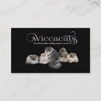 WiccaCats small business cards