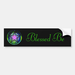 Wiccan, Blessed Be Bumper Sticker