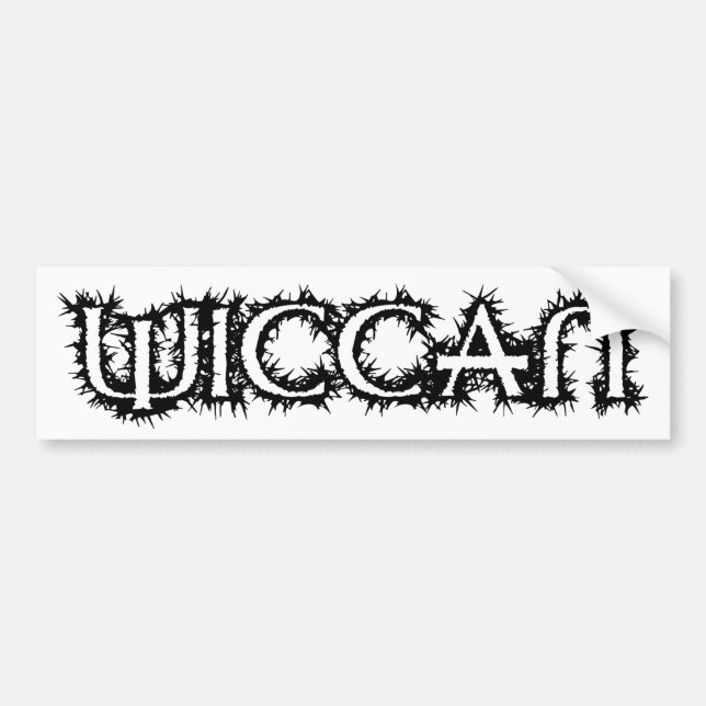 Wiccan Bumper Sticker (Front)
