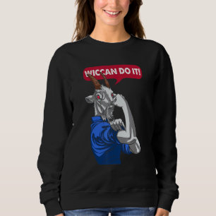 Wiccan Do It Baphomet Goat Satanic Occult Gothic P Sweatshirt