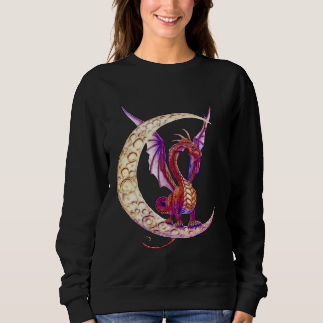 Wiccan Dragon 1 Graphic Sweatshirt (Front)