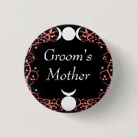 Wiccan God & Goddess Groom's Mother Pin