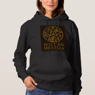 Wiccan Mestiza Aztec-Inspired Pentagram Logo Hoodie