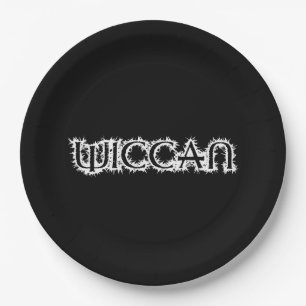 Wiccan Paper Plate