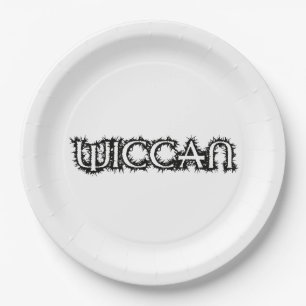 Wiccan Paper Plate