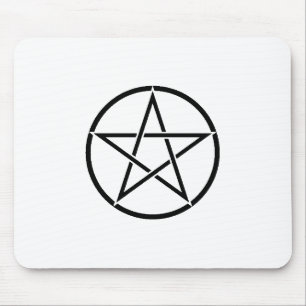 Wiccan Pentacle (Pentagram) Mouse Mat