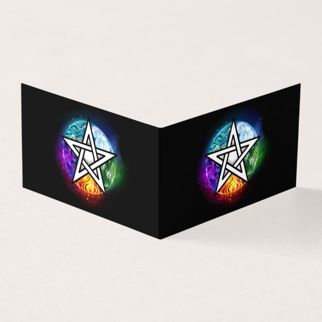 Wiccan pentagram (Outside)