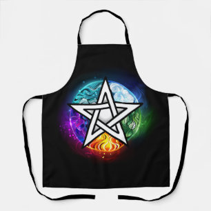 Wiccan pentagram apron