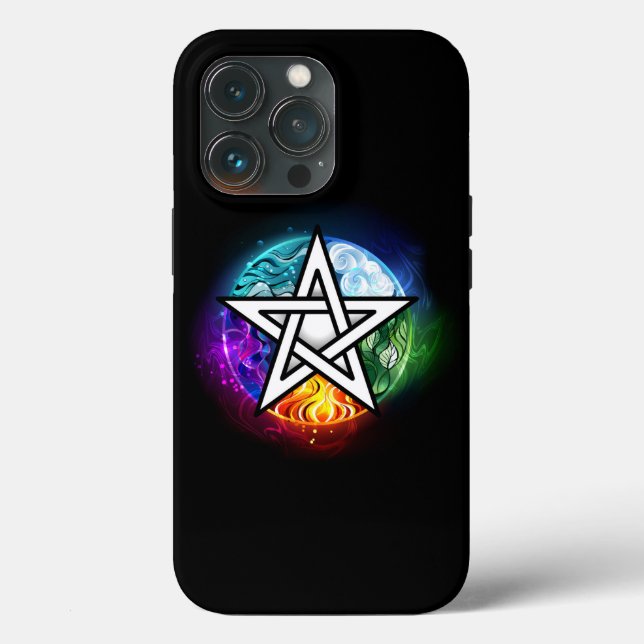 Wiccan pentagram Case-Mate iPhone case (Back)