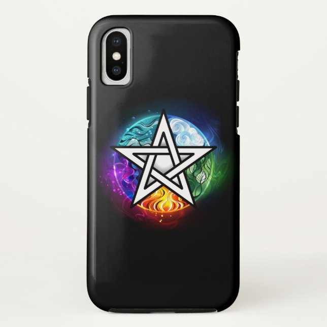 Wiccan pentagram Case-Mate iPhone case (Back)