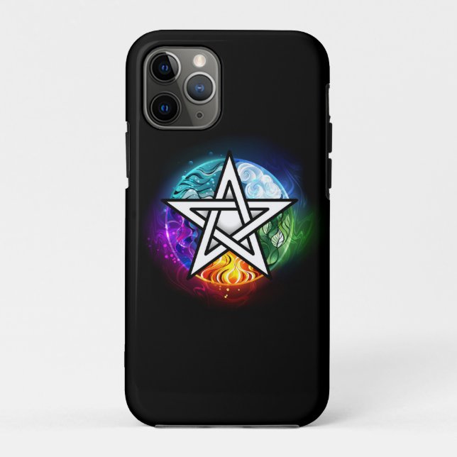 Wiccan pentagram Case-Mate iPhone case (Back)