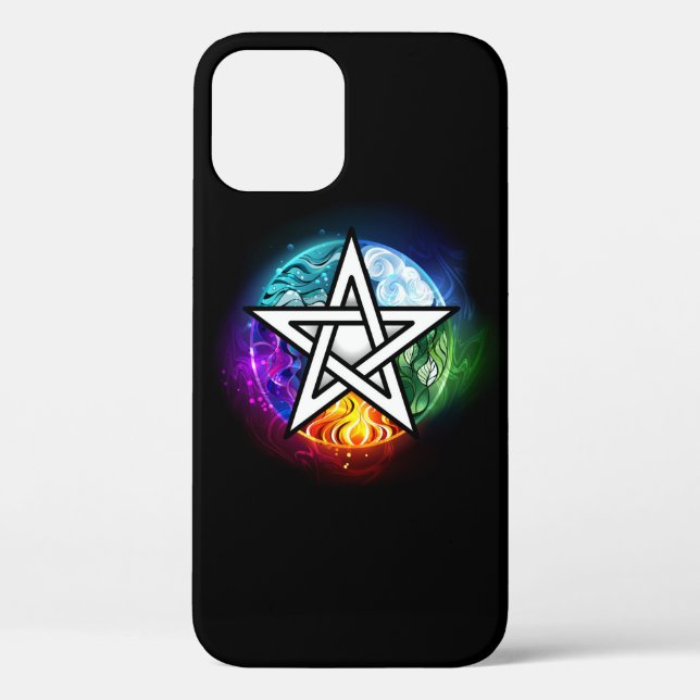 Wiccan pentagram Case-Mate iPhone case (Back)