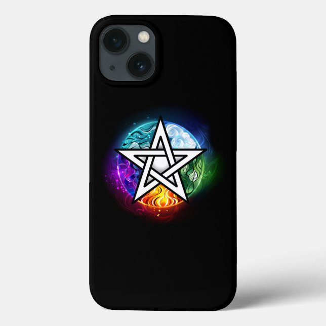 Wiccan pentagram Case-Mate iPhone case (Back)