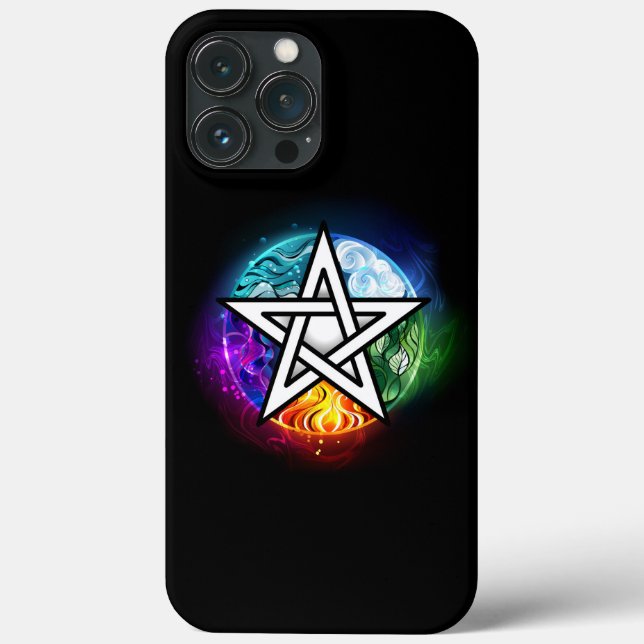 Wiccan pentagram Case-Mate iPhone case (Back)