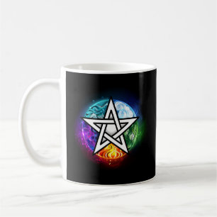 Wiccan pentagram coffee mug