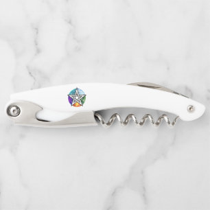 Wiccan pentagram corkscrew