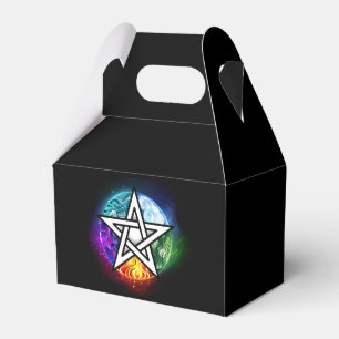 Wiccan pentagram favour box