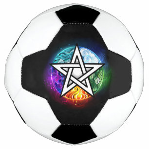 Wiccan pentagram football