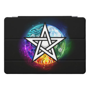 Wiccan pentagram iPad pro cover