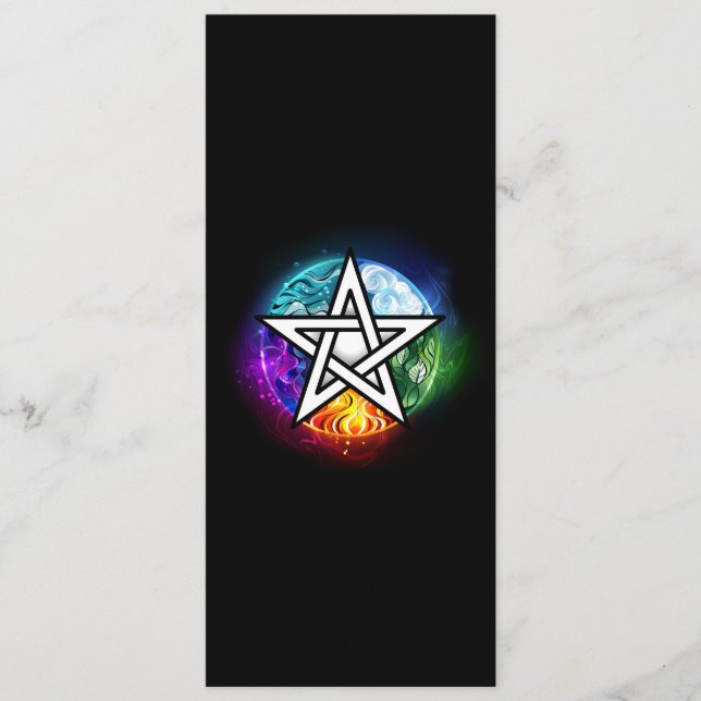 Wiccan pentagram programme (Front)