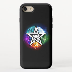Wiccan pentagram iPhone 8/7 slider case