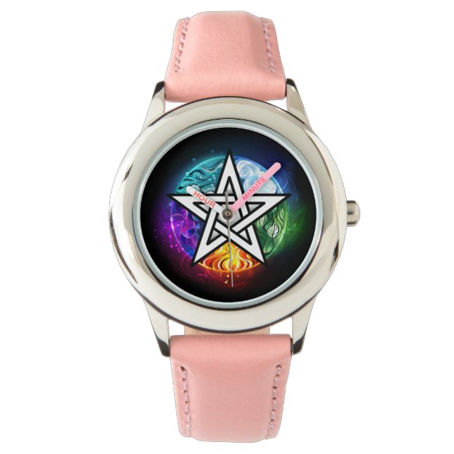 Wiccan pentagram watch (Front)