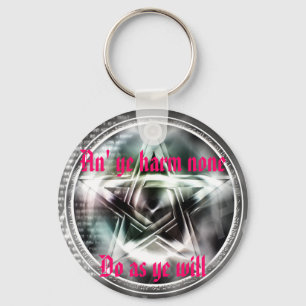 Wiccan Rede Key chain