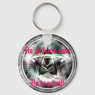 Wiccan Rede Key chain