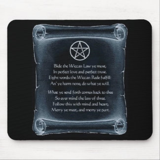 Wiccan Rede Mousepad