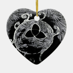 wiccan symbol for the witches ceramic tree decoration