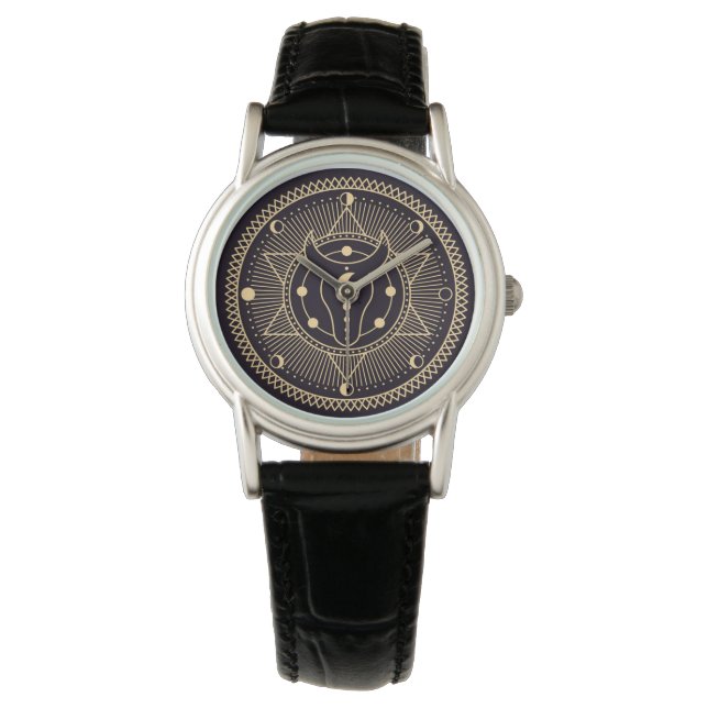 Wiccan Symbols Watch (Front)