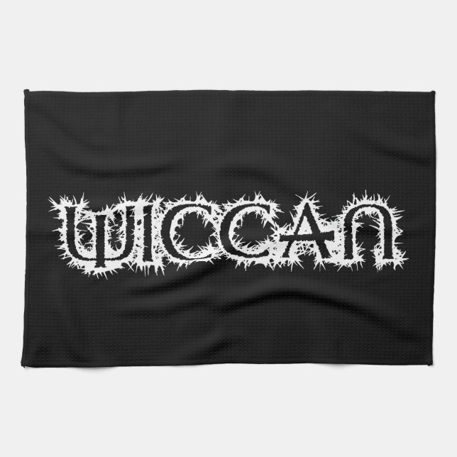Wiccan Tea Towel (Horizontal)