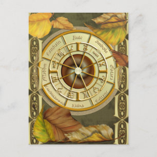 Wiccan Wheel 2012 Calendar Postcard