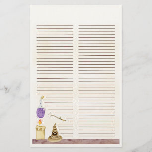 Wiccan Witch Writing Spell Paper