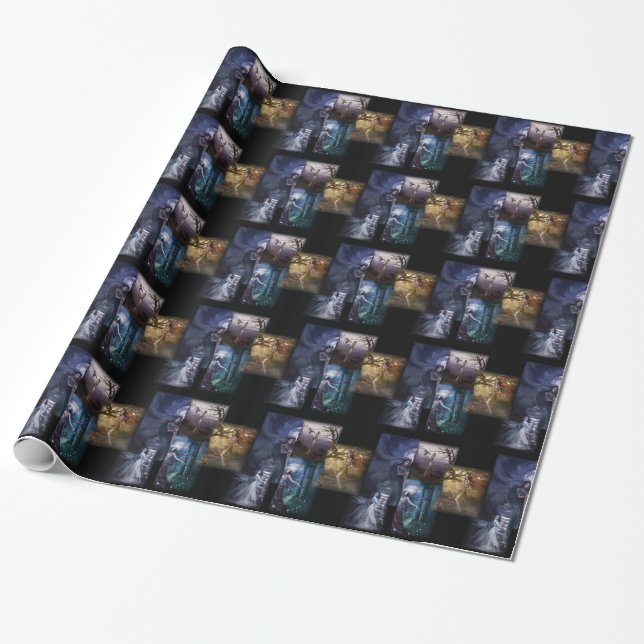 Wiccan Wrapping paper (Unrolled)