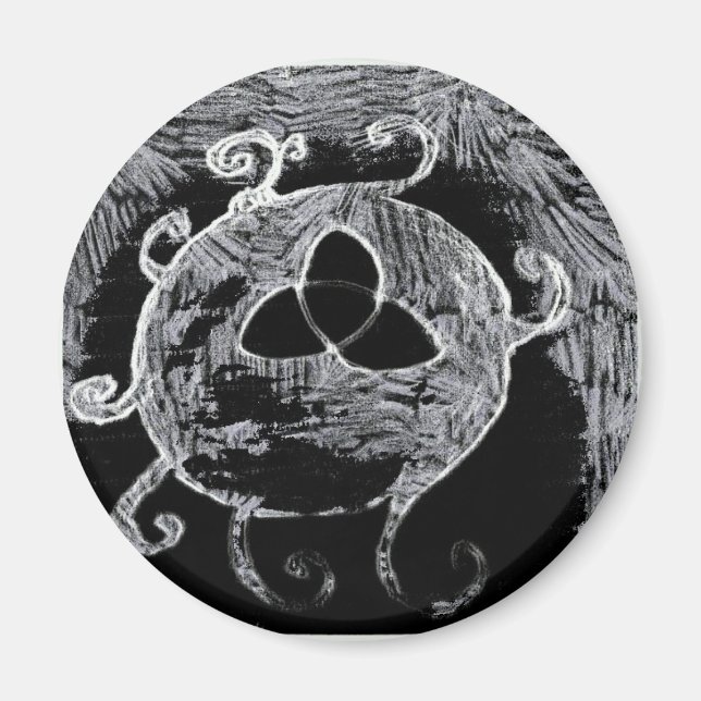 wiccan yaei cults yaie witchcraft magnet (Front)