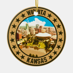Wichita ceramic tree decoration