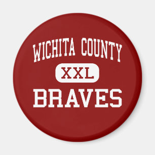 Wichita County - Braves - Junior - Leoti Kansas Magnet