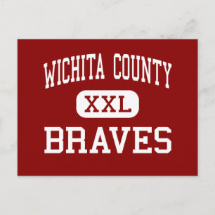 Wichita County - Braves - Junior - Leoti Kansas Postcard