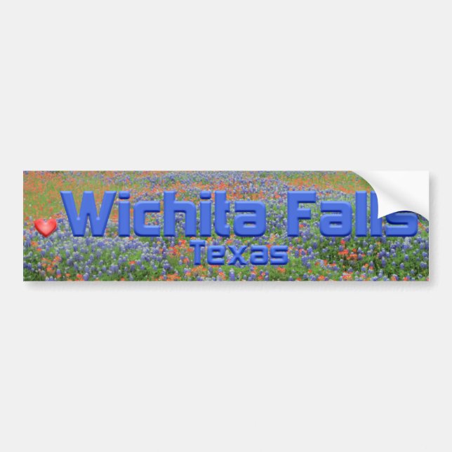 Wichita Falls Texas Bumper Sticker (Front)