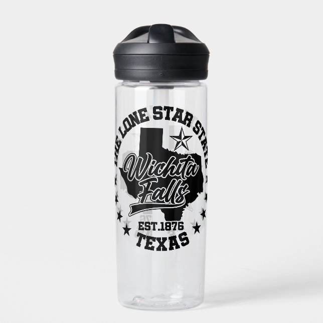 Wichita Falls,Texas Water Bottle (Front)