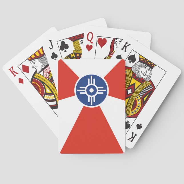 Wichita ICT Flag Playing Cards (Back)