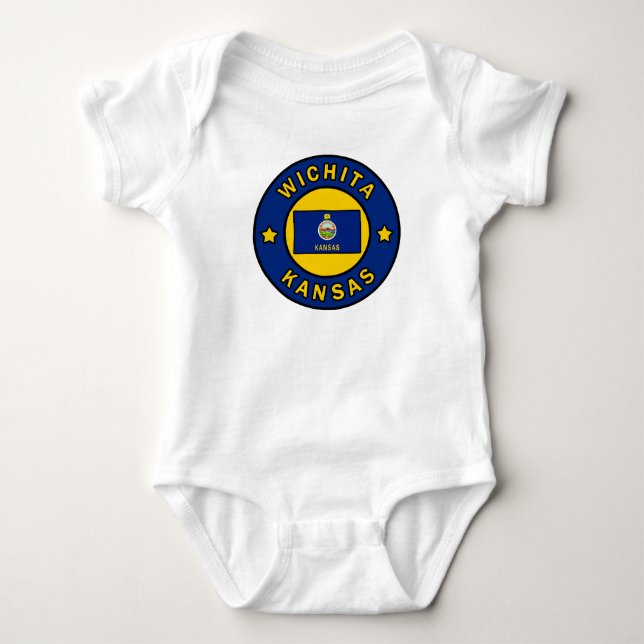 Wichita Kansas Baby Bodysuit (Front)